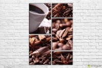 Картина ArtDesign Chocolate & coffee beans & cinnamon 93x132cm (E-10129)