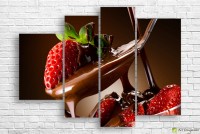 Pictură ArtDesign Chocolate dessert 140x108cm (E-10082)