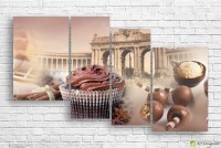 Pictură ArtDesign Chocolate Muffins 160x94cm (R-10075)