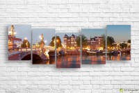 Pictură ArtDesign City at dusk 176x61cm (B-10181)