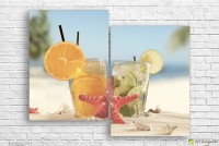 Pictură ArtDesign Cocktail on the beach 101x80cm (Q-10034)