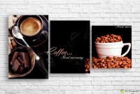Картина ArtDesign Coffee and coffee beans 135x70cm (E-10106)