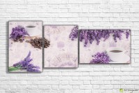 Картина ArtDesign Coffee and lavender 120x50cm (E-10122)