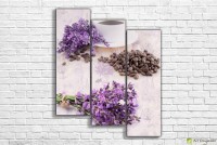 Pictură ArtDesign Coffee and lavender 94x114cm (E-10123)