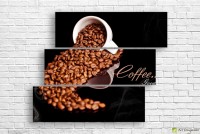 Pictură ArtDesign Coffee beans 115x94cm (E-10108)