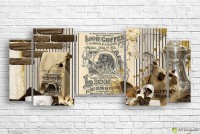 Pictură ArtDesign Coffee inspiration 160x68cm (R-10005)