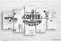Pictură ArtDesign Coffee shop sign 150x80cm (R-10299)