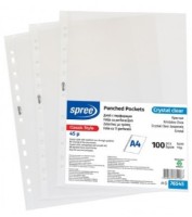 File protectie pentru documente Spree A4 100pcs 76545