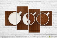 Картина ArtDesign Coffee Yin and Yang 140х81cm (E-10011)