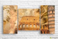 Pictură ArtDesign Collage 116x65cm (R-10106)