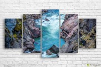 Pictură ArtDesign Colourful landscape 150x80cm (F-10233)