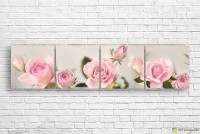 Pictură ArtDesign Delicate rose 205x50cm (С-10282)