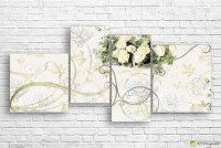 Картина ArtDesign Delicate roses 160x78cm (R-10027)