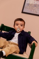 Пустышка BIBS Studio Colour 2 Pack 0+ months Pin Ivory Steel Blue Mix (11015105) фото №3 — интернет-магазин Desire.md