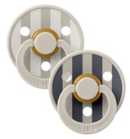 Suzeta BIBS Studio Colour 2 Pack 6+ months Block - Sand Mix (12022105)