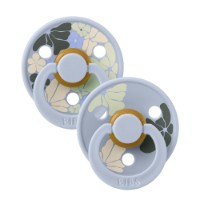 Suzeta BIBS Studio Colour 2 Pack 6+ months Morning Bloom - Dusty Blue Mix (12013102)