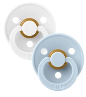 Suzeta BIBS White & Baby Blue 2pcs 6-18months