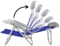 Складное кресло Nils NC3502 Gray/Blue фото №2 — интернет-магазин Desire.md