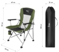 Scaun pliant Nils NC3701 Green imaginea #5 — magazin online Desire.md