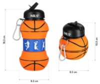 Sticlă pentru apă Nils NC4104 550ml Basketball imaginea #2 — magazin online Desire.md