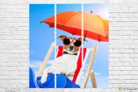 Pictură ArtDesign Dog on vacation 105х112cm (F-10120)