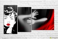 Pictură ArtDesign Drawn silhouette 132x75cm (L-10072)