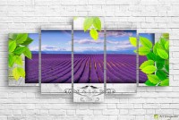 Pictură ArtDesign Field of lavender 150x80cm (C-10360)