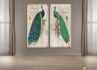 Картина ArtDesign Exquisite Peacocks 80x40cm 2pcs (FA-10022)