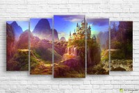 Pictură ArtDesign Fairytale Castle 140x70cm (DM-10056)