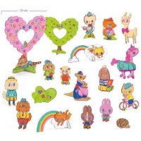 Carte de colorat pentru copii Djeco Kawaii world DJ08007 imaginea #6 — magazin online Desire.md