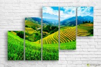 Pictură ArtDesign Field with stairs 150х95cm (F-10141)