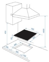 Plită incorporabilă cu inducție Candy CHXY64TFB imaginea #3 — magazin online Desire.md
