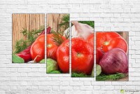 Pictură ArtDesign Fresh vegetables 155x94cm (E-10032)