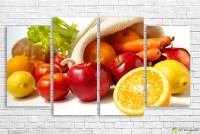 Pictură ArtDesign Fruits and Vegetables 125х70cm (E-10009)