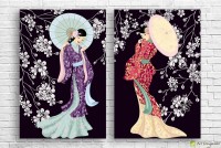 Картина ArtDesign Geisha 106х79cm (L-10003)