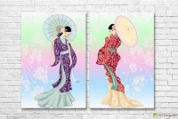 Картина ArtDesign Geisha 106х79cm (L-10004)