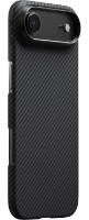Husa de protecție Pitaka Ultra-Slim Case for iPhone 17 Air Black/Grey (KI1701BA)