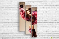 Картина ArtDesign Girl 80x160cm (L-10040)