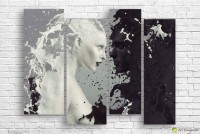 Pictură ArtDesign Girl and Man in Art Style 140х106cm (L-10009)