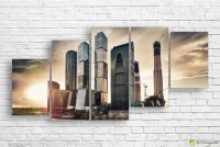 Картина ArtDesign Glass houses 148х70cm (B-10117)