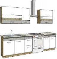 Кухонный гарнитур Fadome Global B фото №1 — интернет-магазин Desire.md