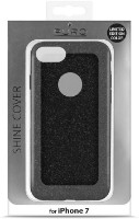 Husa de protecție Puro Shine Cover for iPhone 7 Black (IPC747SHINEBLK)