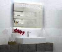 Oglindă baie cu iluminare LED O'Virro Helen 70x80