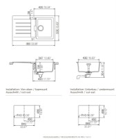 Кухонная мойка Schock Signus D-100 Magnolia фото №3 — интернет-магазин Desire.md