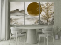 Картина ArtDesign Golden sun 148x72cm (F-10235)