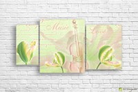 Картина ArtDesign Green tulips 118x60cm (R-10251)