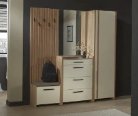 Вешалка Ambianta Solaris 1680x80x600mm Artisan/Crem фото №3 — интернет-магазин Desire.md