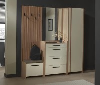 Обувница Ambianta Solaris 1089x352x800mm Artisan/Crem фото №3 — интернет-магазин Desire.md