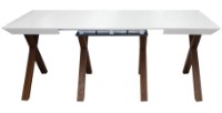 Masă pentru bucătărie Deco Madrid 160/210/260/310/360x100x79 White/Walnut (MMAD-MLLC-WHTITL) imaginea #6 — magazin online Desire.md