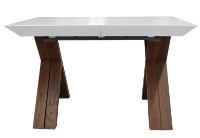 Masă pentru bucătărie Deco Madrid 160/210/260/310/360x100x79 White/Walnut (MMAD-MLLC-WHTITL) imaginea #2 — magazin online Desire.md